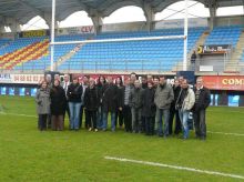 Journée d'étude avec le staff informatique de la banque populaire languedoc roussillon. La journée s'est déroulé au coeur du stade de l'USAP.